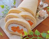 簡単!米粉ロールケーキ☆特製クリームで♪作り方13写真