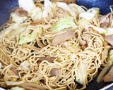 低糖質♡豆腐干のやみつき酢焼きそば作り方5写真
