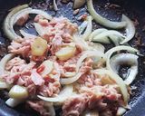 おうちカフェ★ツナと玉ねぎのパスタ作り方2写真