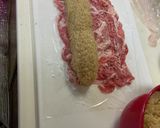 こま切れ肉で❣️しっかり味肉巻きおにぎり作り方7写真