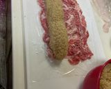 こま切れ肉で❣️しっかり味肉巻きおにぎり作り方7写真
