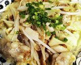 マヨとにんにくで♪豚バラエリンギ炒め♪作り方4写真