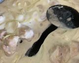 鶏肉•ほうれん草•マカロニのクリーム煮♪作り方11写真