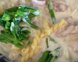 鶏肉•ほうれん草•マカロニのクリーム煮♪作り方12写真