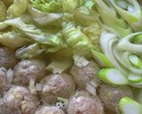 肉団子スープ鍋作り方4写真