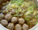 肉団子スープ鍋作り方6写真