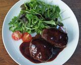 ワインデミハンバーグ作り方5写真