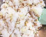 スーパー大麦入り生姜ご飯の肉巻きおにぎり作り方2写真