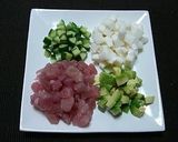 まぐろのシャキシャキ丼作り方3写真