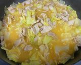こくうま味噌スープの豚バラキャベツ煮込み作り方3写真
