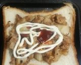 ホット豚キムチーズサンド作り方3写真