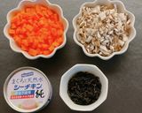 離乳食♪ひじきと舞茸とツナの炊き込みご飯作り方2写真