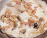 【脂質制限】クリームパスタ作り方2写真