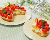 焼かない簡単！可愛いイチゴタルト・ケーキ作り方10写真