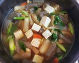 野菜たっぷり♪けんちん汁作り方5写真