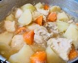 *そうめんつゆで鶏肉じゃが*作り方5写真