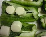 チーズガーリックIN★ぐるぐるピーマン作り方1写真