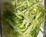 豚バラ肉とキャベツの春雨炒め作り方1写真