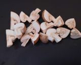 簡単☆お手軽きのこのガリバタ炒め丼作り方5写真