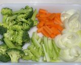 シンプルに【焼き野菜サラダ】作り方1写真