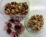 混ぜるだけ！簡単チョコバー　節分豆消費作り方1写真