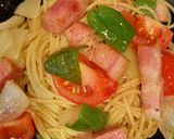 厚切りベーコン&ゴロゴロ野菜の和風パスタ作り方7写真