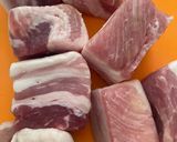 フライパンで簡単＊豚の角煮＊60分＊作り方1写真