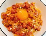 鍋1つで☆ブルダック炒め麺カルボナーラ作り方5写真
