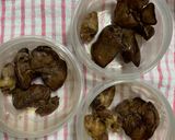 鳥モツだいれんコンニャクの醤油煮作り方4写真