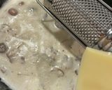 マッシュルームのクリームパスタ作り方7写真