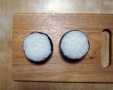 梅干しハートのおにぎり弁当作り方2写真