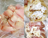蓮根とさつま芋と鶏胸肉の甘酢炒め作り方4写真