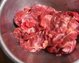 圧力鍋で作る中華♪　牛肉のオイスター煮♪作り方1写真