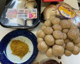 簡単オシャレなきのこのカレークリーム炒め作り方1写真