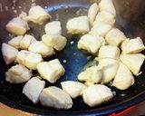 マヨカレささみ丼かいわれトップ。作り方3写真