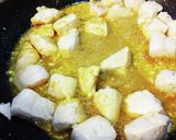 マヨカレささみ丼かいわれトップ。作り方5写真