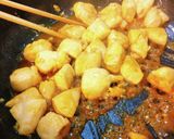 マヨカレささみ丼かいわれトップ。作り方6写真