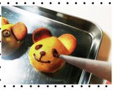 くま　ぶた　パンダのスイートポテト作り方14写真