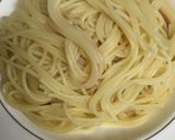 菜の花と鶏ささみのバーニャカウダパスタ作り方7写真