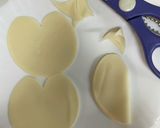ハートのケサディーヤ(余った餃子の皮)作り方1写真