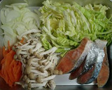 簡単魚料理☆鮭と野菜のマヨネーズソース作り方1写真