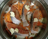 簡単魚料理☆鮭と野菜のマヨネーズソース作り方2写真