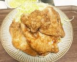 おすすめ！林檎で柔らかく漬け込み生姜焼き作り方7写真