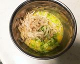卵1個!お弁当の卵焼きに♪お好み焼き風作り方1写真