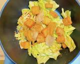 簡単すぎ！厚揚げとキャベツの味噌炒め作り方3写真