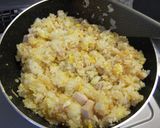 鶏ハムでチャーハン作り方4写真