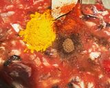 サバの干物でトマトカレー味噌　酒粕入り作り方8写真