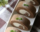 卵別立て★ふわっふわなココアロール生地❤作り方27写真