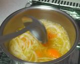 かぼちゃのミルクスープパスタ作り方3写真