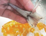 新鮮!メヒカリお造り(ついでに)骨煎餅作り方2写真